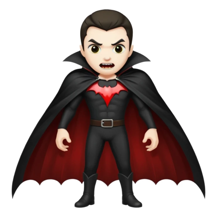 Create an emoji of  a scary Vampire full bodied sticker
