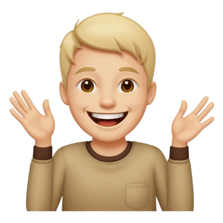 😂 this face on this body 🤷‍♂️ with a 6 above the left hand and a 7 above the right hand sticker