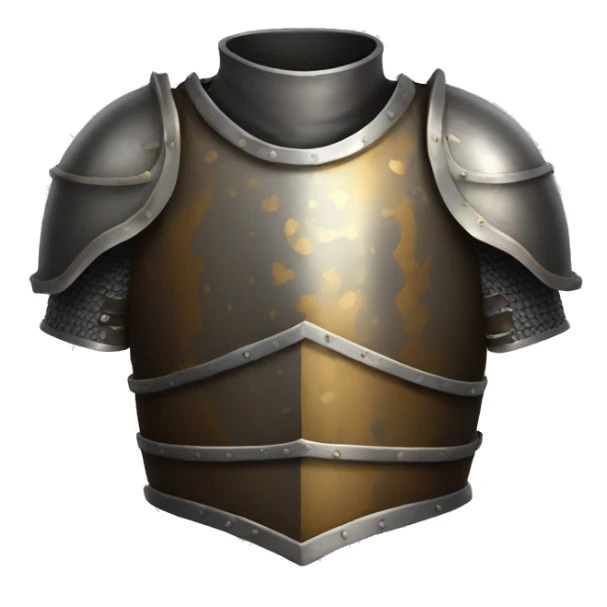 chestplate of a knight sticker