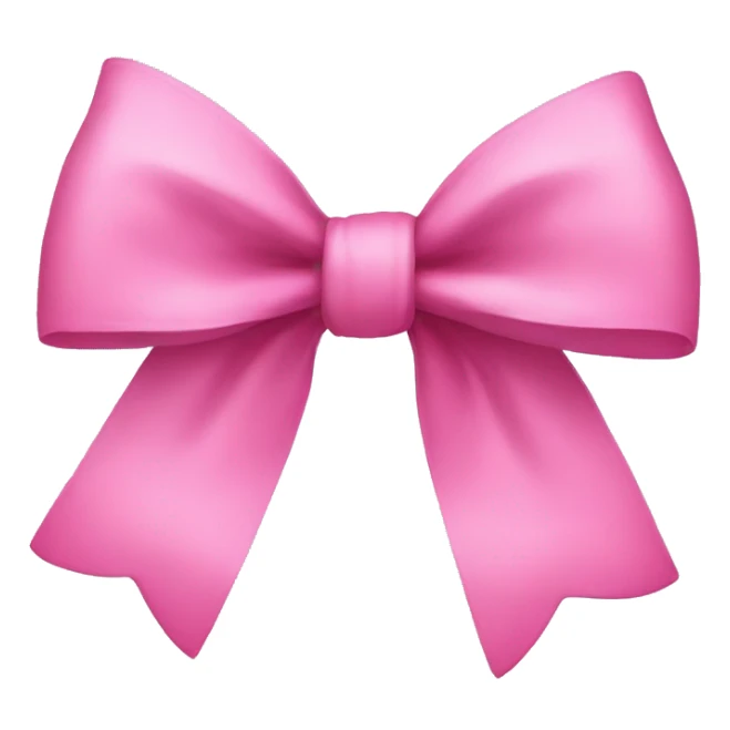 Pink bow sticker