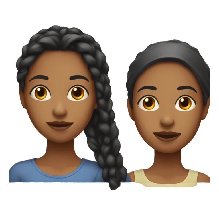 Sister and sister  sticker