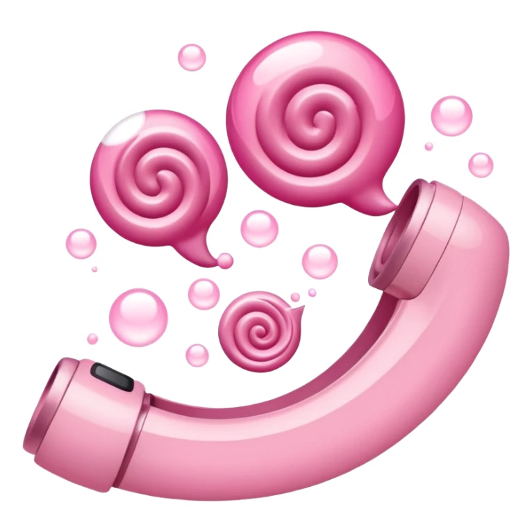 mix light pink dark pink and white girly voicemail sticker