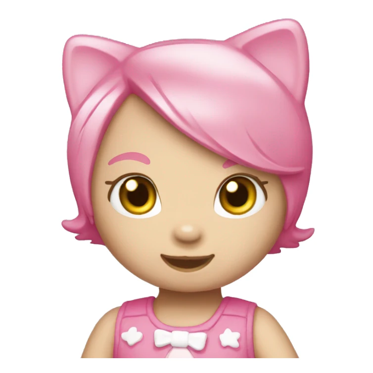 pink hello kitty sticker