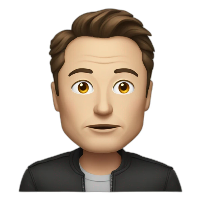 dead elon musk sticker