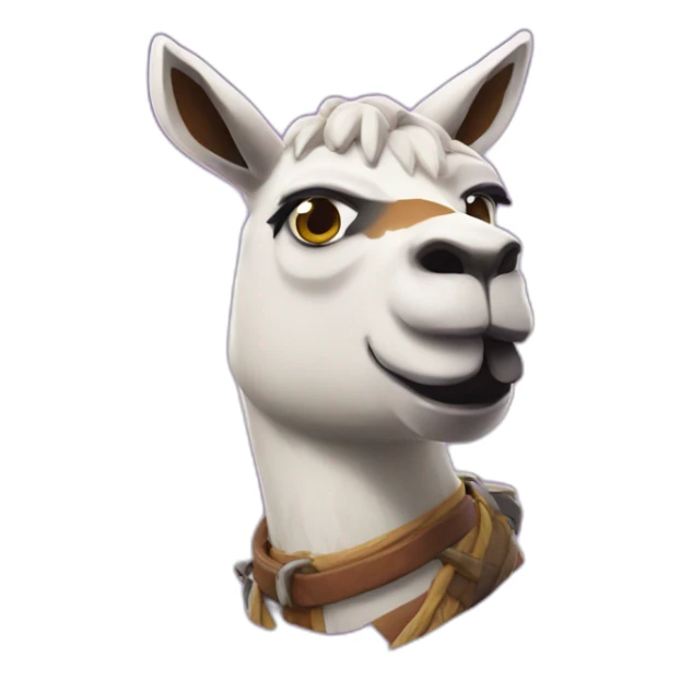 Lama of Fortnite sticker