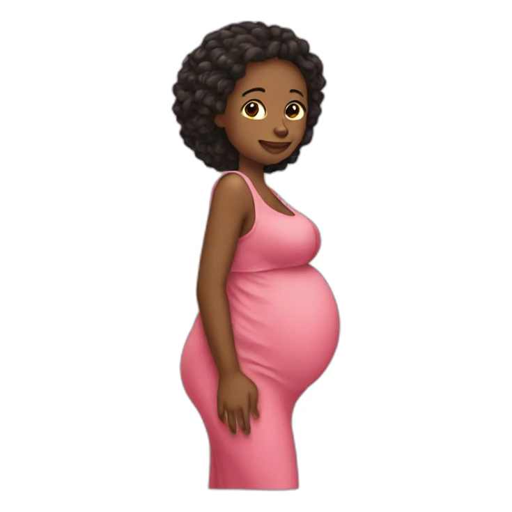 I love my pregnant wife sticker