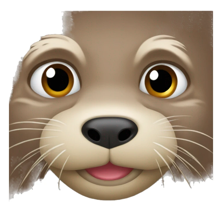 Otter rolls his eyes sticker