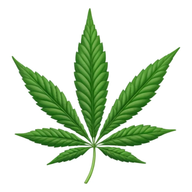 Cannabis leaf with rotation design on our sticker