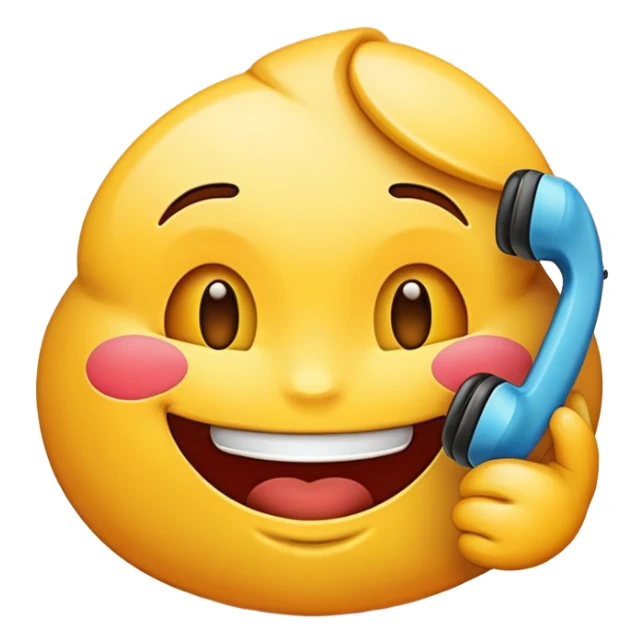 Emoji de espaldas con un telefono sticker