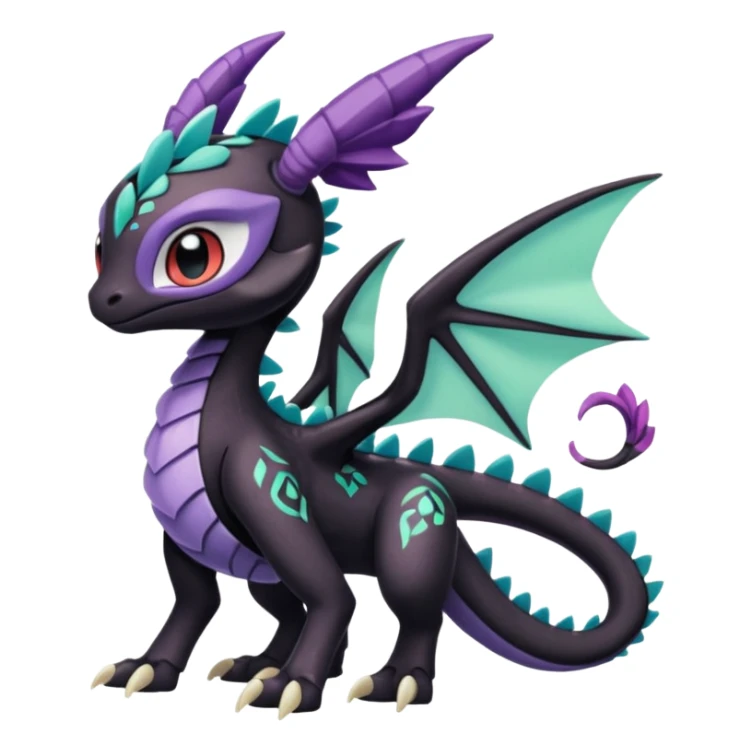 Meloetta-Palkia-Spyro-Toothless-Stitch-Pokémon-Fakémon-creature-hybrid sticker
