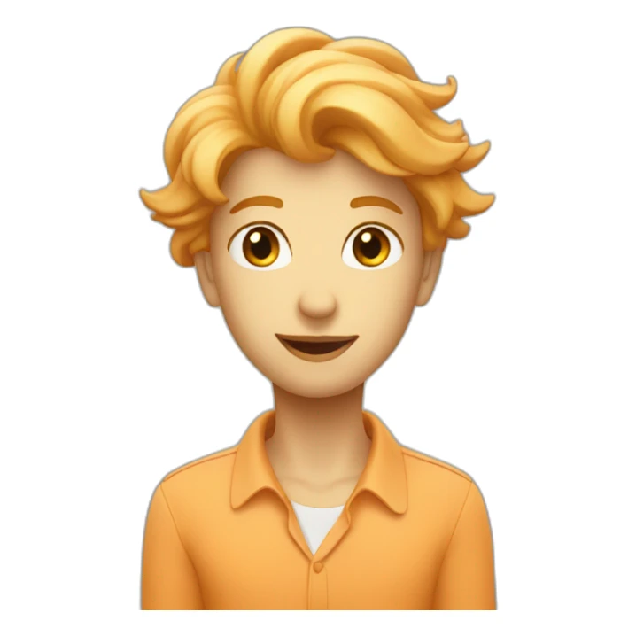 Show gravity in light orange color sticker