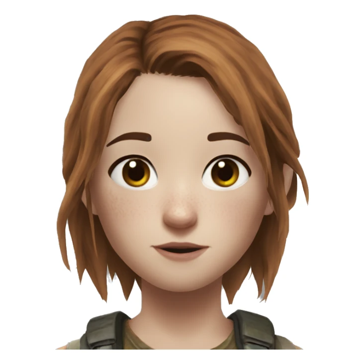 Ellie the last of us Little bit dezoom sticker