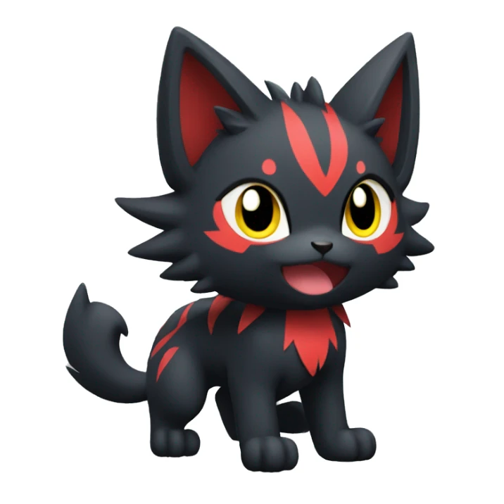 Litten-Zorua full body sticker
