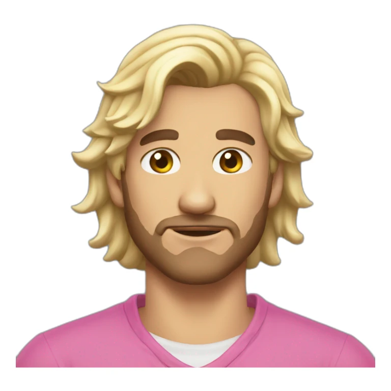 gay caucasianmale pinkgun sticker