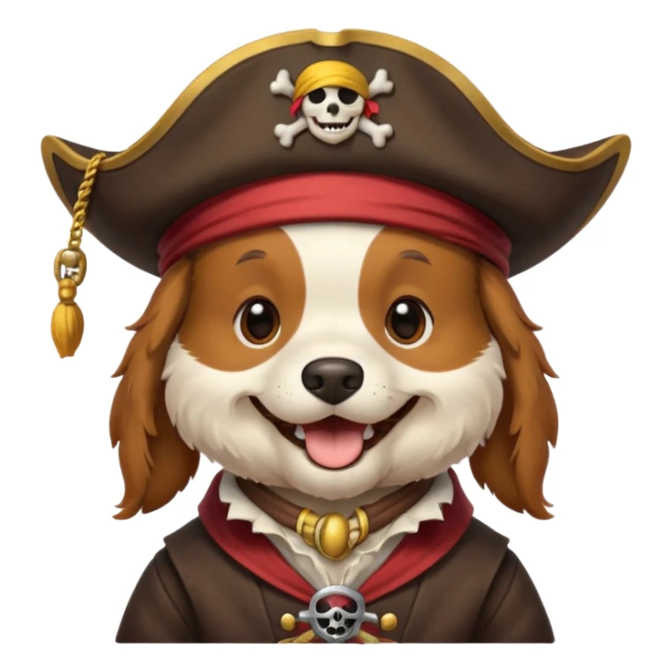 dog with pirate hat























 sticker