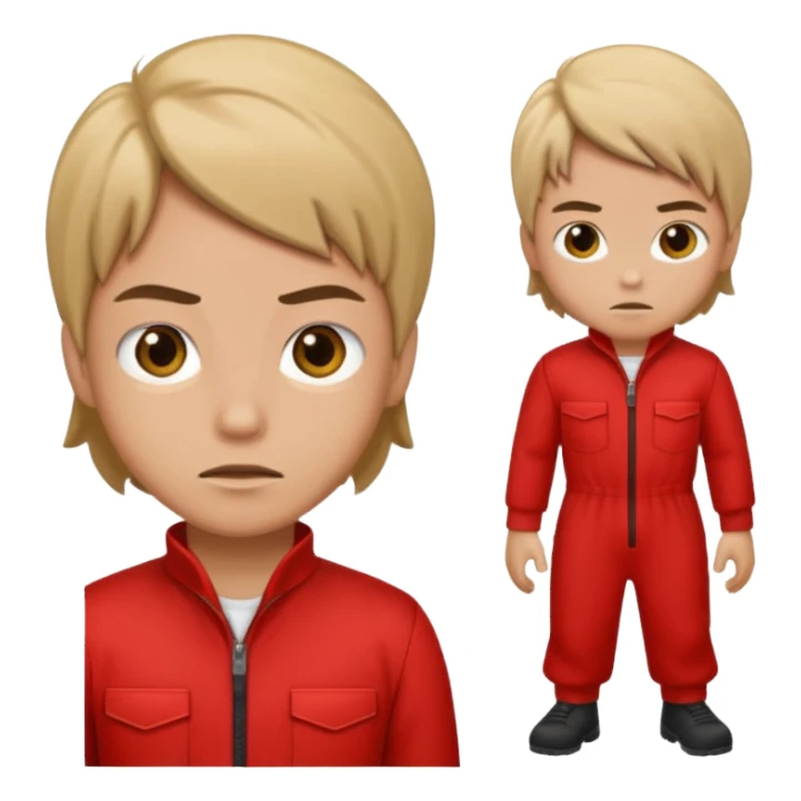 Tokyo in the Money Heist TV show sticker