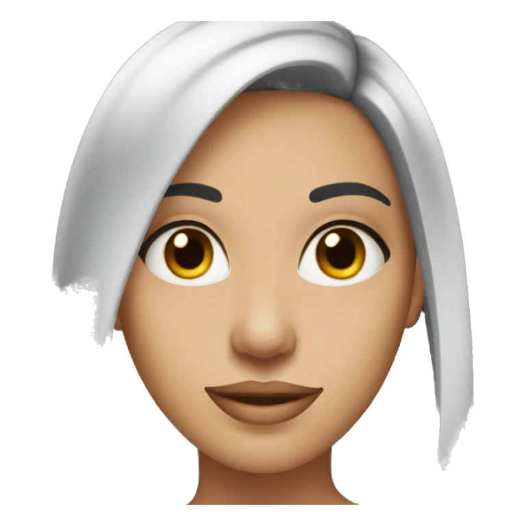 attractive brunette sticker