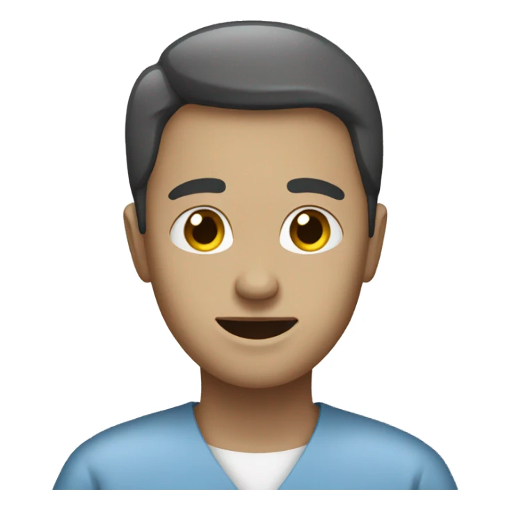 person in hospital sticker