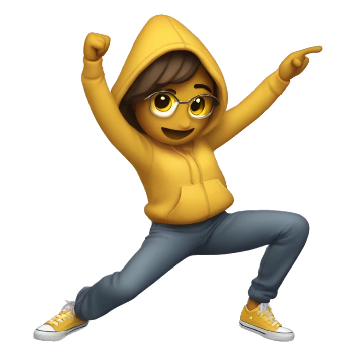 chica rizada haciendo el DAB aesthetic  sticker