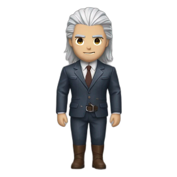 Geralt of Rivia in Brunello Cucinelli suit sticker