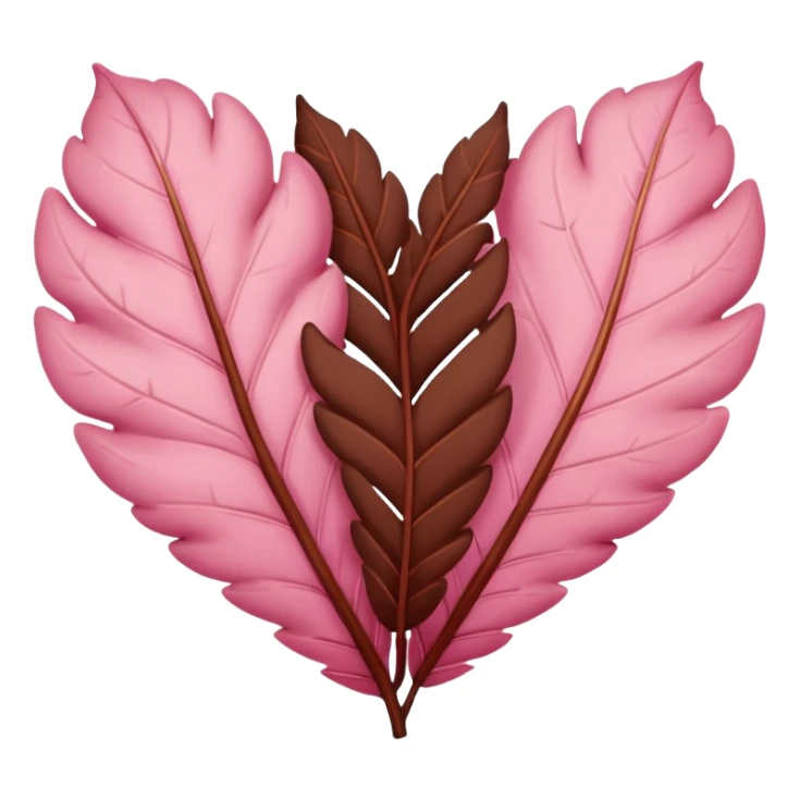 pink and brown autumn winter love  sticker