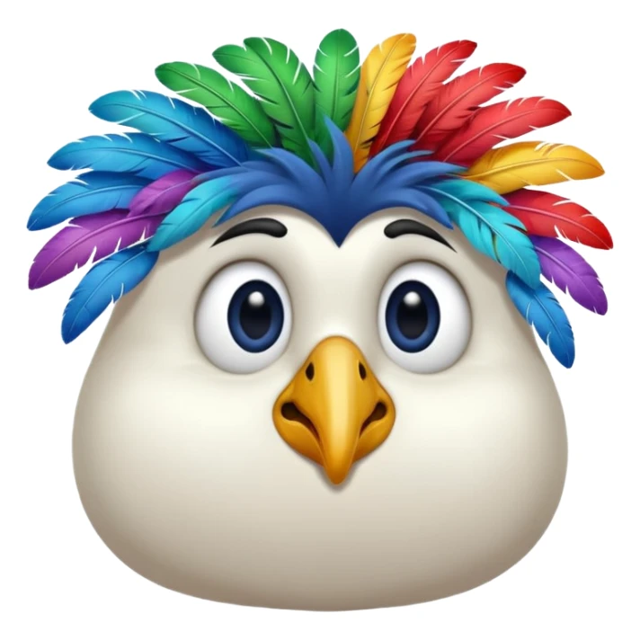 Un oiseau qui fait un facepalme sticker