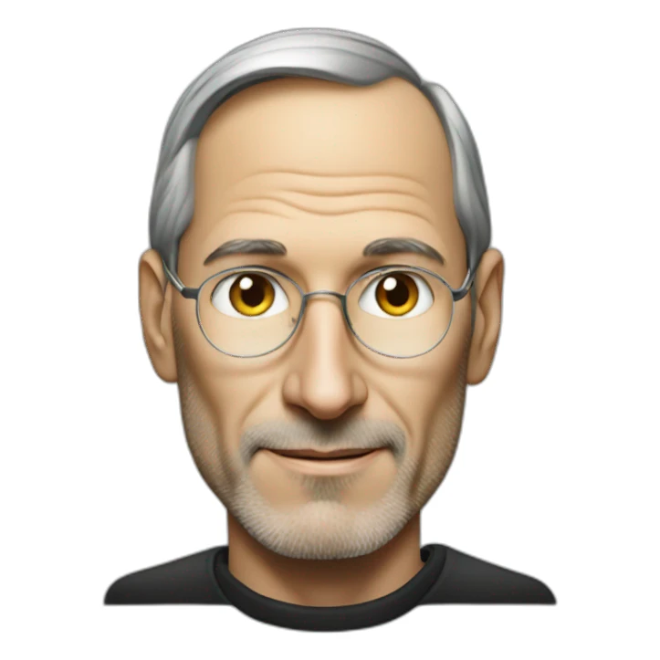 steve jobs in his 40s sticker