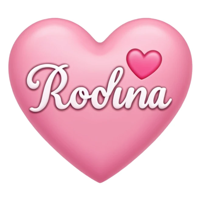 emoji with text 'я 💗 Юльчика', pink heart instead of the word 'люблю' sticker