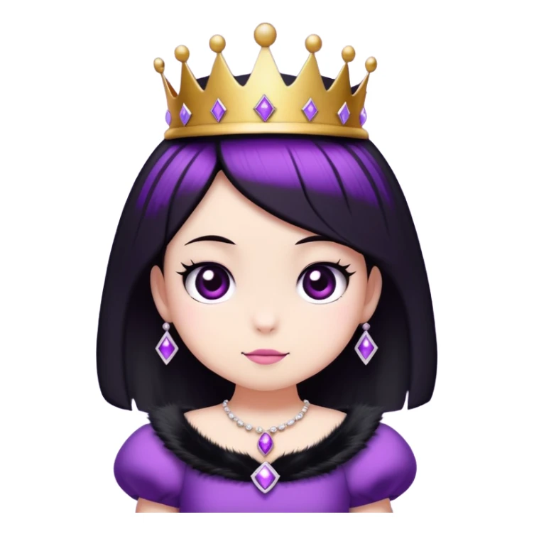 Kuromi princesa sticker