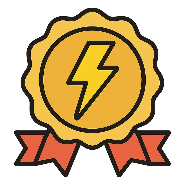 vector icon of a flash sale with gold and colorful elements, elegant and minimalist flat design, isolated on white background, award badge style, 2D flat vector, trending icon look, soft shadows, no text, perfect for commercial use, icon style sticker