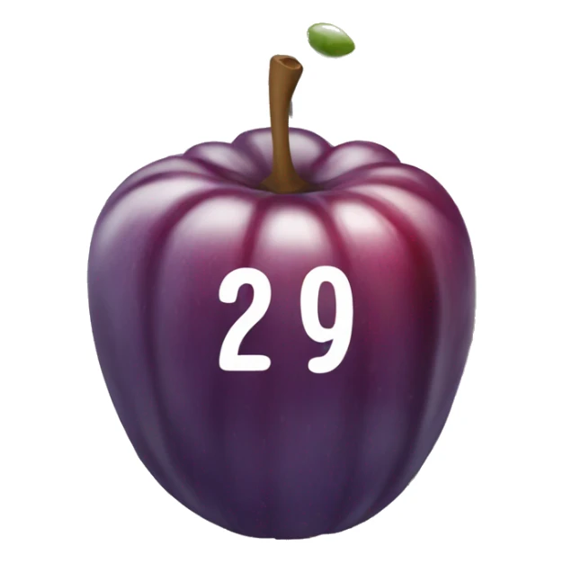 date fruit on top of date calendar sticker