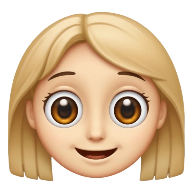 The 😬 emoji with the 😁 eyes please sticker