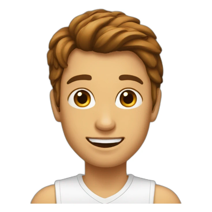 Lapjeskat met bruine vlek om neus sticker