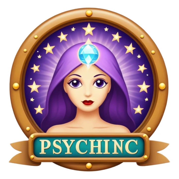 Vintage “psychic readings” sign sticker