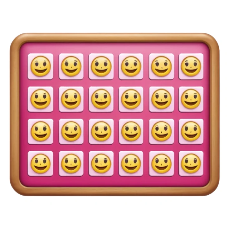 pink business strategy board. emoji png sticker