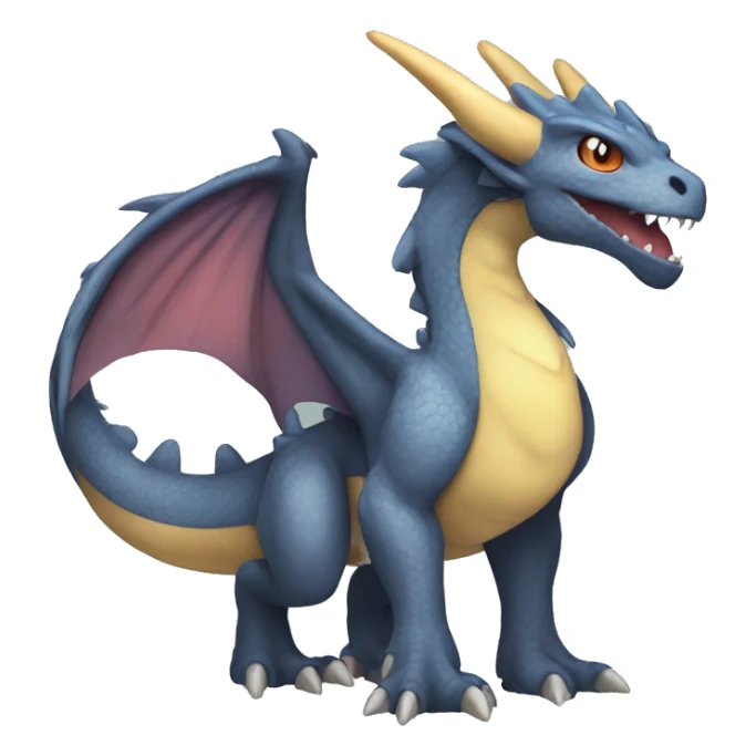 Dragon type Pokémon Fakemon creature fantasy animal sticker