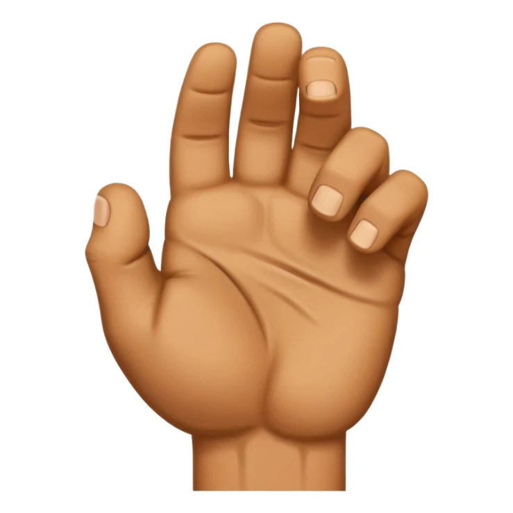 back of fist sticker