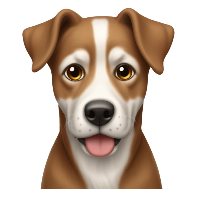 Chien épagneul, breton, marron clair sticker