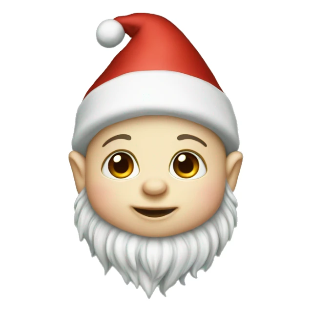Christmas baby gnome sticker