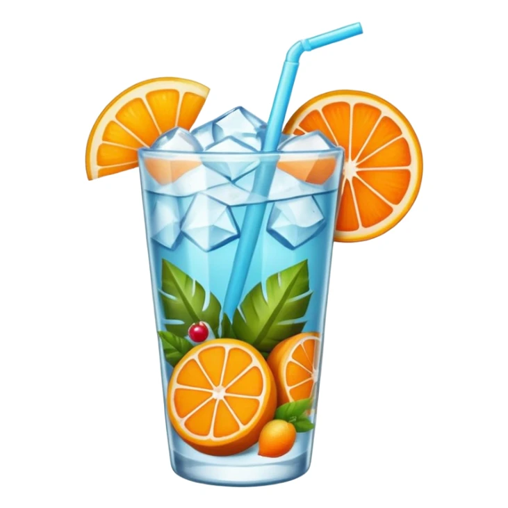 Emoji de una cóctel de frutas sticker