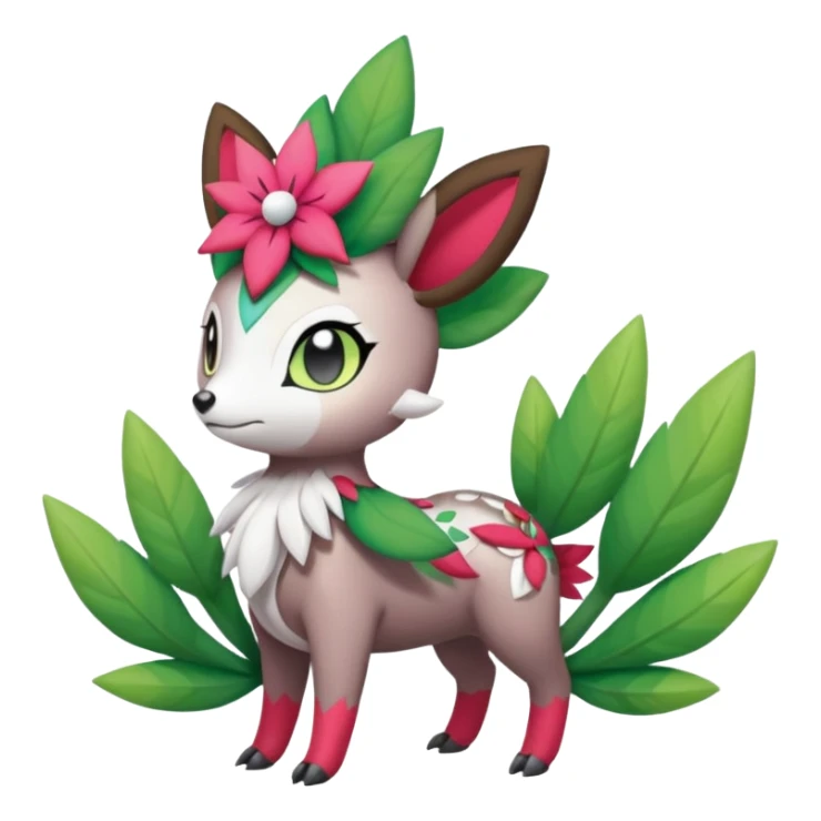 Meloetta-Shaymin-Skiddo-Pokémon-Fakémon-creature sticker