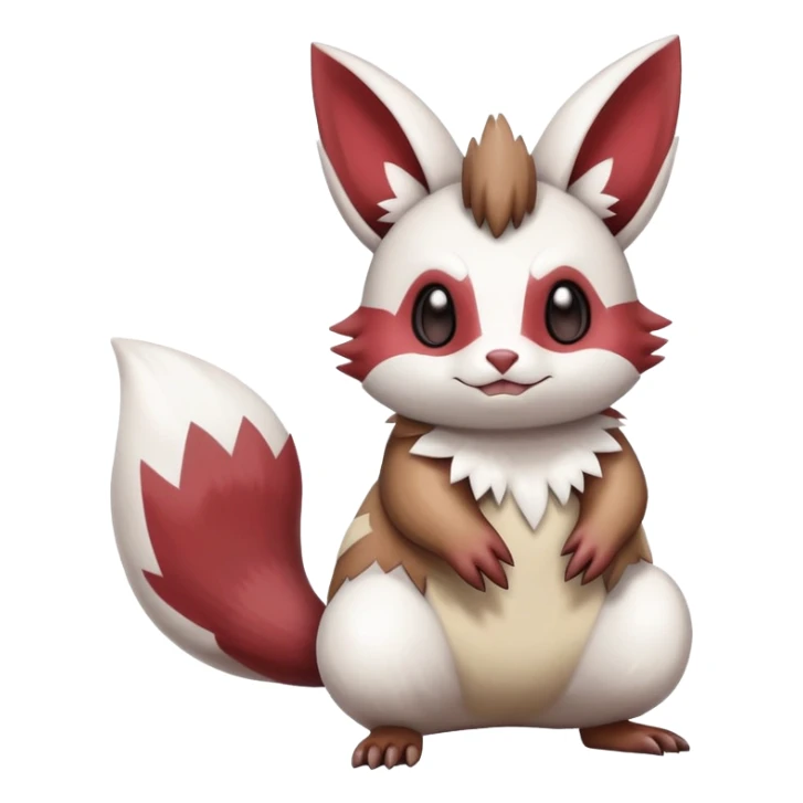 Furret-Minccino-Zangoose-Hybrid (Full body) sticker