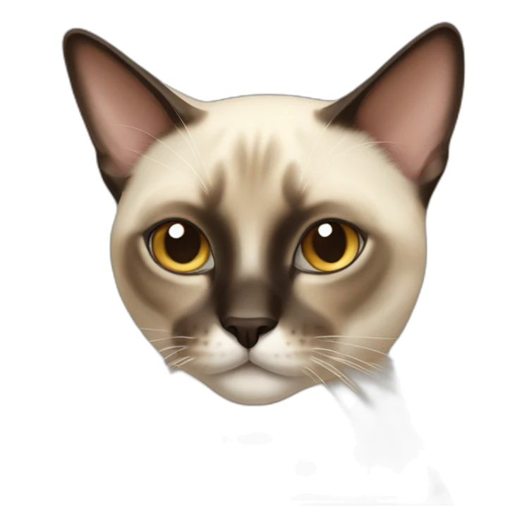 siamese cat sticker
