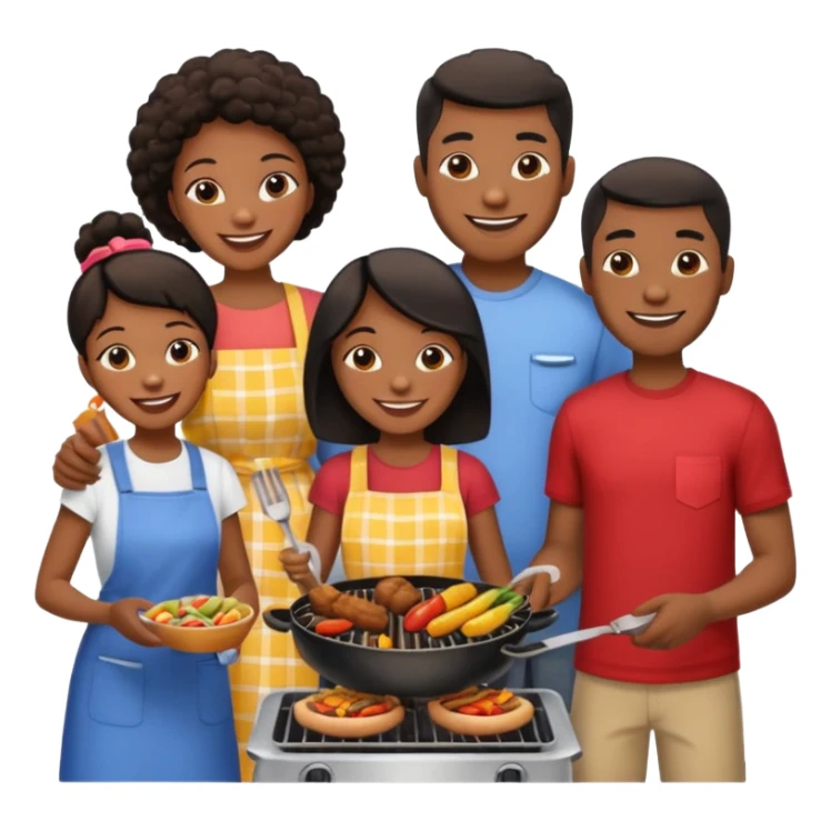 cookout with black family  sticker