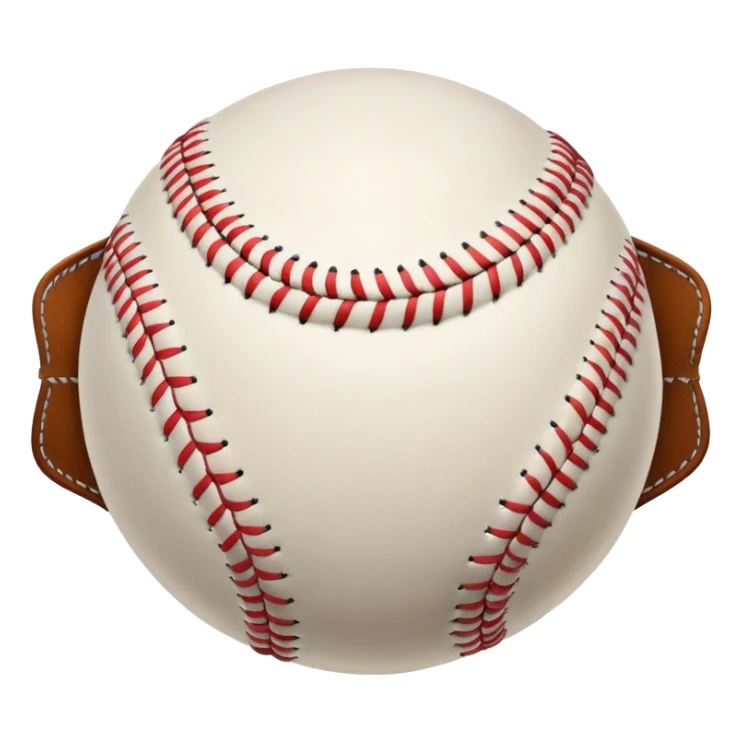 Cinematic Realistic image of a classic baseball, rendered with detailed stitching and textured leather, set against a nostalgic ballpark backdrop with soft, golden lighting that evokes Americana sticker