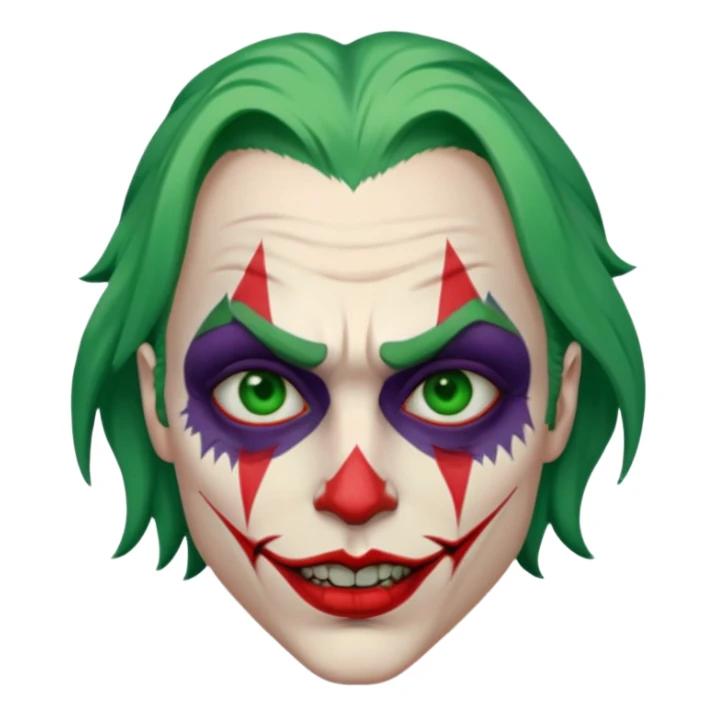 the joker realistic and brutal look sticker
