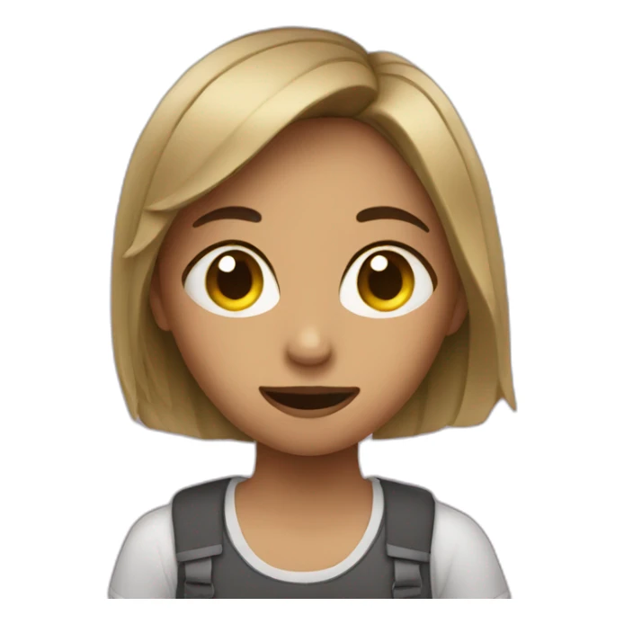 Girl Binge watching tv sticker