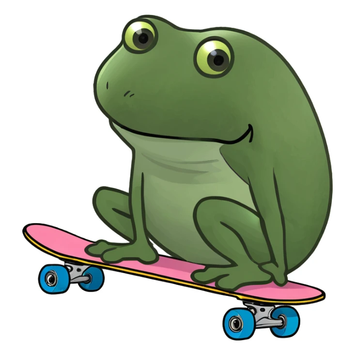 Banana peeling on skateboard  sticker