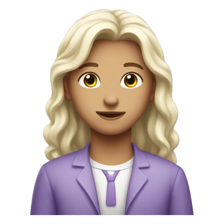 I want lavender heart emoji sticker