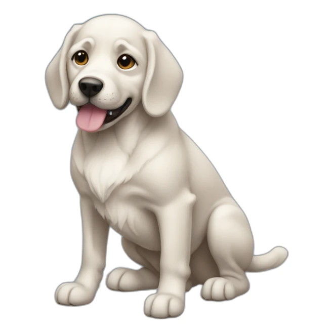 perro de color azul sticker